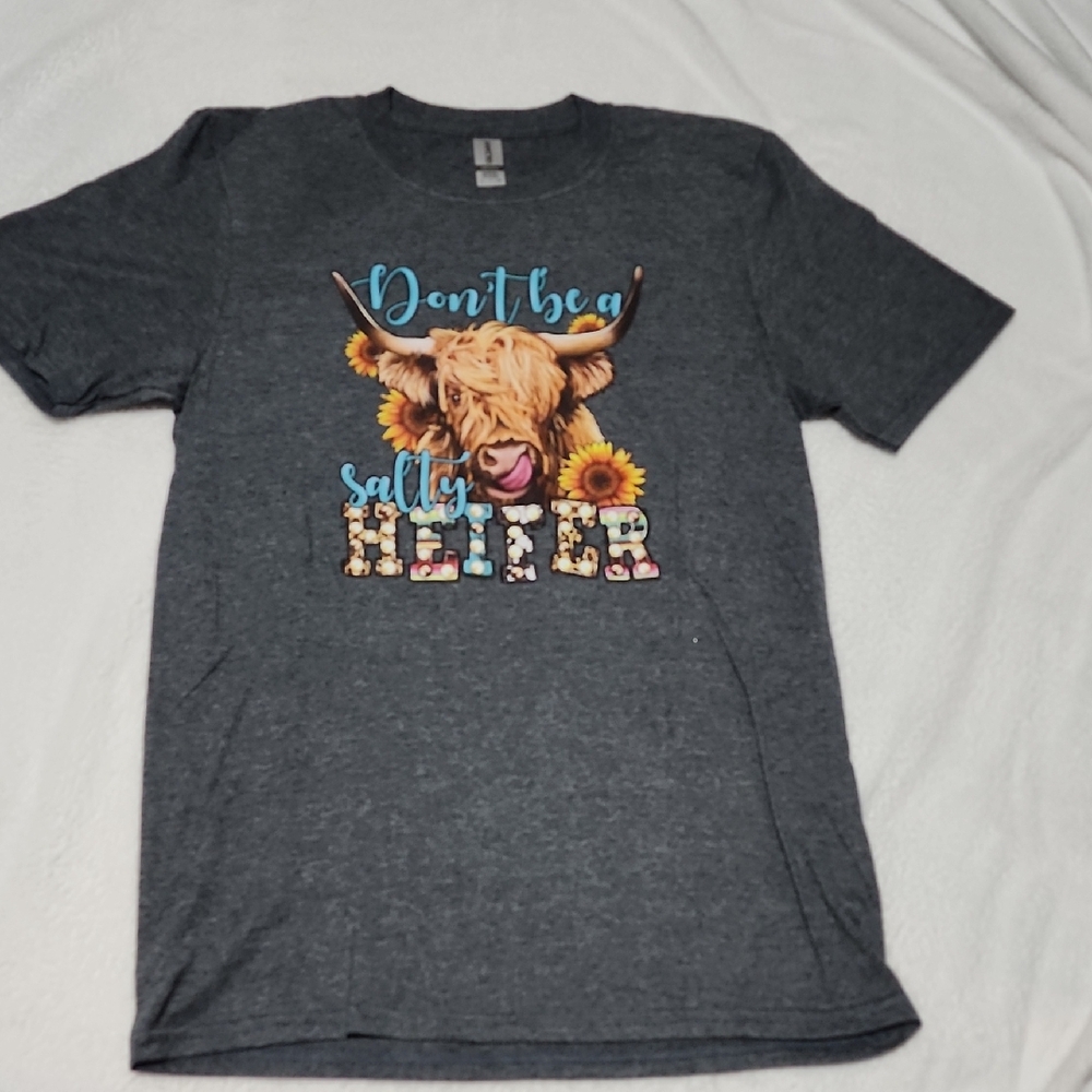 Gray Graphic Womens T-Shirt